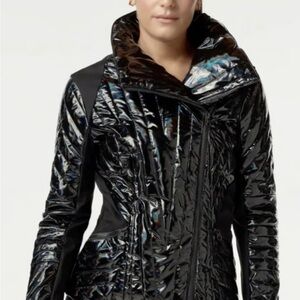 NWT Black Shiny Winter Jacket